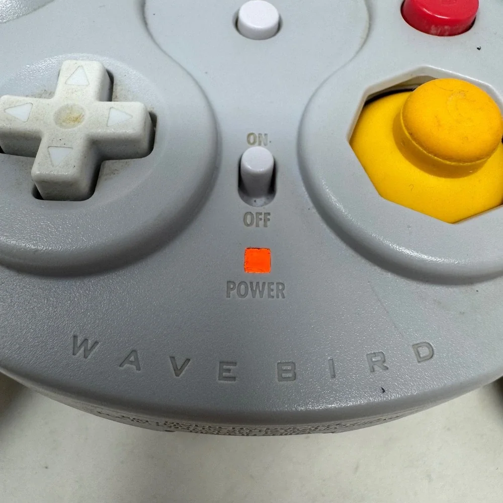 Nintendo GameCube WaveBird Wireless Controller Gray DOL-004 No Receiver Tested